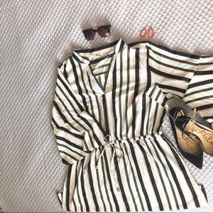 Striped lightweight casual dress